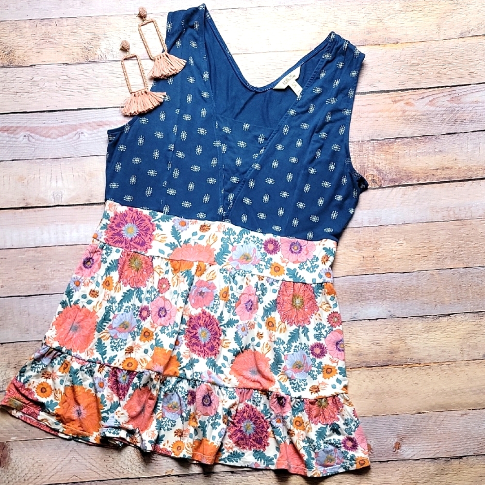 Matilda Jane Floral Smocked Sleeveless Top